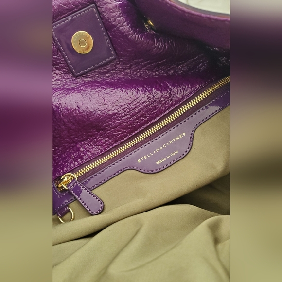 🔥Host Pick-NWT STELLA MCCARTNEY- Medium size -patent leather-shoulder bag - Picture 7 of 15